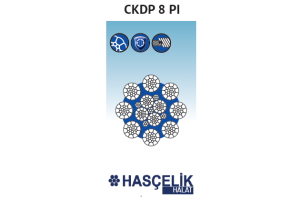 CKDP 8 PI KOMPAKT TORON IWRC PLASTİK DOLGULU / DÖNMEYE KARŞI DAYANIKLI OLMAYAN  